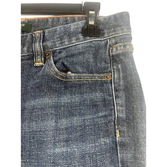 J.Crew Womens Stretch Bootcut Jeans 28R Dark Wash Denim Casual Southwestern - Picture 6 of 6